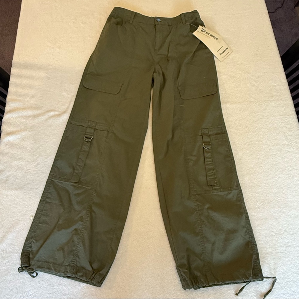 Womens Green Cargo Pants